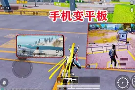 和平精英:手机视角设置，简单几步操作，手机也能变平板