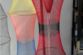 手工编织大力马线鱼护，各种尺寸都有，黑拉野钓号码圈，可以定做