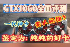 神卡1060，矿难却无人问津，哼~人家能百帧吃鸡！GTX1060全面评测
