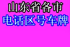 山东省各市电话区号车牌，你知道吗？快来一起看看吧！建议了解!