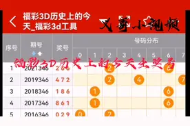 3D历史上的今天出号视频封面