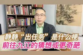 静静“出任务”是什么梗，前往九江的猜想或更奇葩