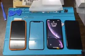 紫光灯一招分辨苹果手机屏幕真假，原内屏又分后压，tp，纯原屏幕