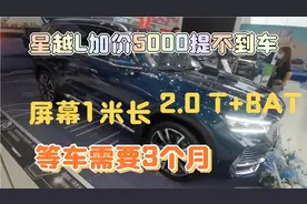 星越L国产旗舰车型，翠羽蓝颜色加价5000一车难求，产能供不应求