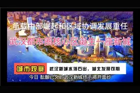 武汉新城水落石出，武鄂黄黄梦想成真，湖北发展可期视频封面