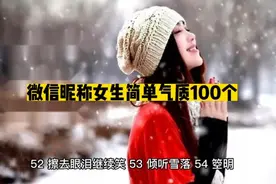 女生简单气质微信网名视频封面