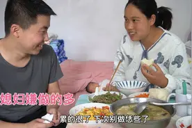 媳妇坐月子老是饿，老公做月子餐，黄鱼炖豆腐，炒牛肉，吃过瘾
