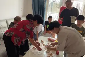 河南农村六月习俗，全家一起去给小外甥送羊，都谁知道送羊的寓意视频封面