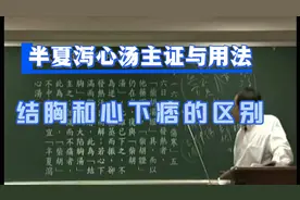 倪海厦-伤寒论，半夏泻心汤两种结胸的症状与治法，痞和结胸区别