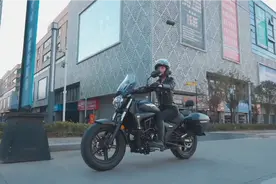 豪爵tr300来啦，女骑士小梦试骑合肥第一辆🏍视频封面