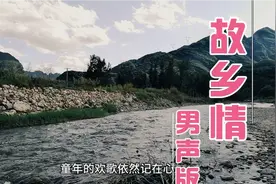 经典老歌《故乡情》，男声版非常好听，别有一番韵味！