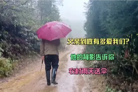 农村老人到底有多爱自己孩子？40岁男人雨天深山送伞亲历讲述视频封面