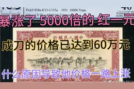 价格涨5000倍的红一元天安门人民币 为何广受大众收藏者所喜爱视频封面