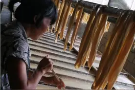 这是广西梧州市岑溪市三堡镇纯手工特产腐竹