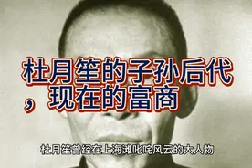 杜月笙的子孙后代，富到什么样子了？相信看完会颠覆你的认知