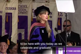 Taylor Swift在纽约大学2022毕业典礼上演讲视频封面