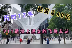 911灾后20年重建，世贸中心旧址上建立的飞鸟车站，耗时12年视频封面