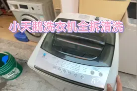 小天鹅洗衣机全拆清洗过程，视频让你看的明明白白，无死角清洗