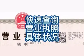 营业执照快速查询