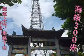 北高峰海拔300米，索道上山，走路下山，不累！