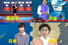 不同国家的天气预报，墨西哥当之无愧的收视率第一