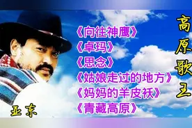 亚东经典歌曲《向往神鹰》《卓玛》《思念》《青藏高原》等视频封面