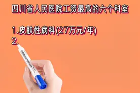 四川省人民医院工资最高的六个科室排名视频封面