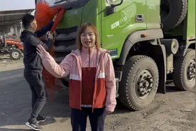 说大车难开？女司机上路前四后八安排妥当