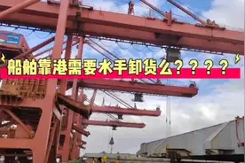 船舶靠港需要水手卸货吗？国际水手实习5个月，说这是最轻松的活视频封面
