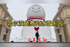 哈尔滨有不少好看又免费的冰雪乐园，冰雕展很值得还有18米大雪人视频封面
