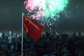 “百年之后中国如何？”
“江山犹在，国民安泰。视频封面