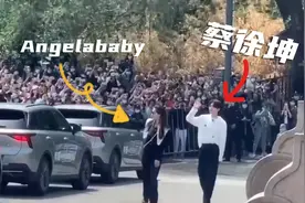 济南大明湖奔跑吧兄弟录制现场，遇见蔡徐坤和杨颖