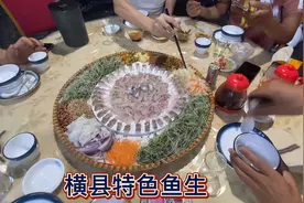 顺德鱼生和横县鱼生本就是两个口味，在顺德你肯定吃不上这样的鱼