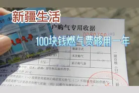 在新疆天燃气费真便宜，100块钱燃气能用一年，价格一方一块左右视频封面