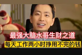 最强大脑水哥工作两小时竟能实现财富自由，他到底有什么生财之道视频封面