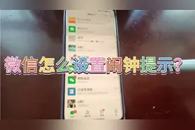 微信怎么设置闹钟提示？方法非常的简单，学会的赶紧去试试吧视频封面