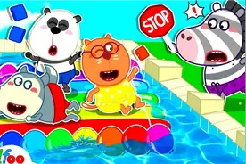 一然动漫：孩子们在水上乐园玩耍 会发生哪些事情呢 快来看看吧视频封面