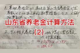 山东省养老金计算方法（2）缴费指数不足0.6，能领多少钱？视频封面