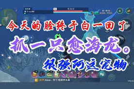 创造与魔法。今天来抓一只愈海龙。回血强啊。
