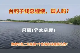 只需一个太空豆！豫南钓鱼二哥是第1个详细告诉你绑法的钓友吗？