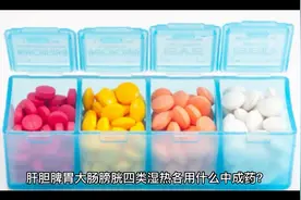 肝胆脾胃大肠膀胱四类湿热各用什么中成药？