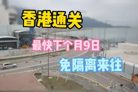 香港通关又有好消息,最快下个月就可以免隔离回大湾区，春节可以视频封面