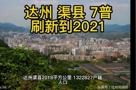 达州渠县七普人口数据，刷新到2021视频封面
