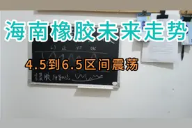 海南橡胶未来走势在4.5到6.5元继续箱型整理。视频封面