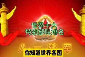 世界各国十大特种部队排名，你知道几个