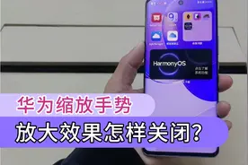 华为手机缩放手势，总是误触放大怎么办？怎样关闭放大预览效果？视频封面