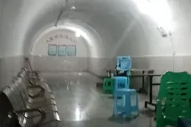 达州市通川区人民公园防空洞现场视频。视频封面