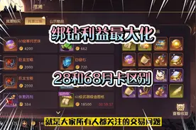 有杀气童话2：绑钻最大利益化使用，自由交易28月卡和68月卡区别视频封面