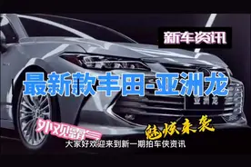 外观微调更精神，新款丰田亚洲龙即将上市视频封面