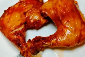 超大超爽的奥尔良大鸡腿，做法太简单了，一滴油都不用放，太香了